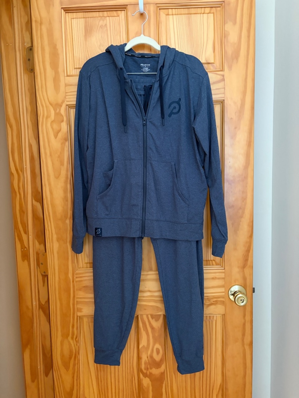 Peloton weathered blue  Zip Hoodie and Joggers Set